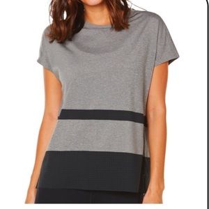 NWOT Shape Activewear Boxy Mesh Tee Workout Top